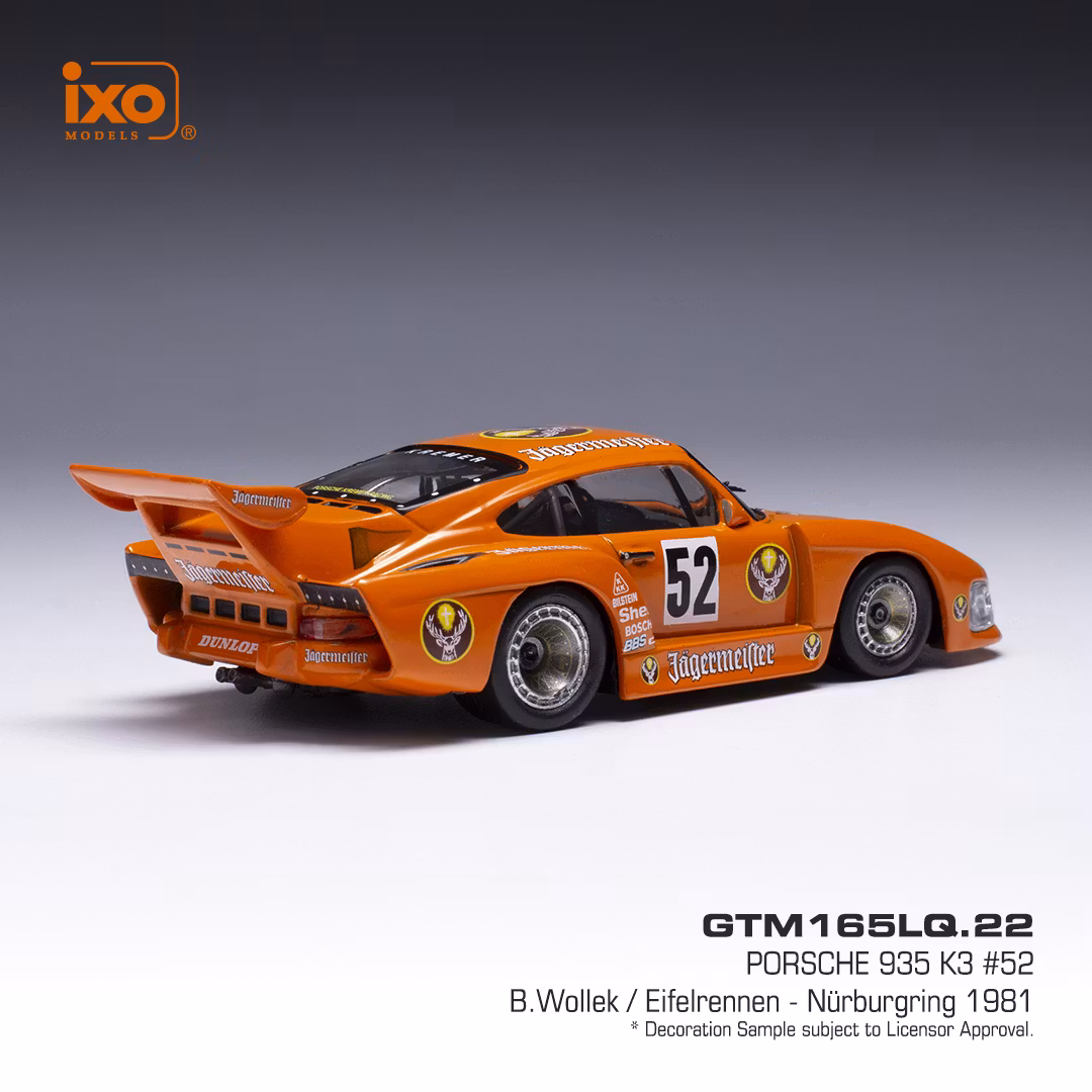 Skala 1/43 Porsche 935 K3 #52 Nurburgring 1981 fr IXO Models