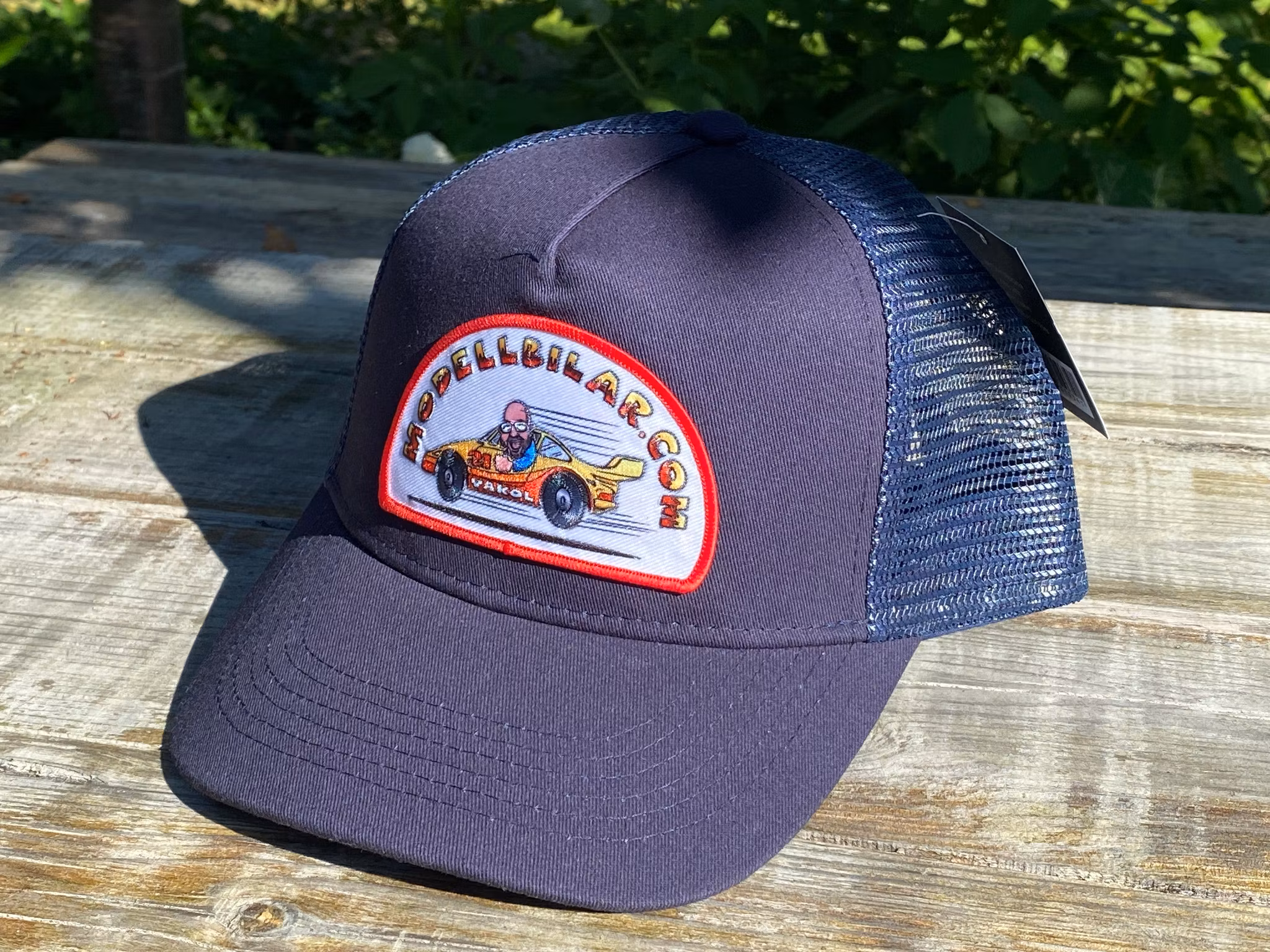 Merchandise: Marinblå keps / Dark blue cap, Onesize "Modellbilar.com"