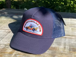Merchandise: Marinblå keps / Dark blue cap, Onesize "Modellbilar.com"