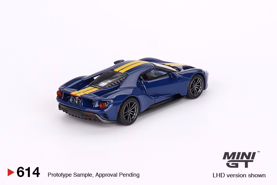 Skala 1/64 - Ford GT Sunoco Blue fr MINI GT (614)