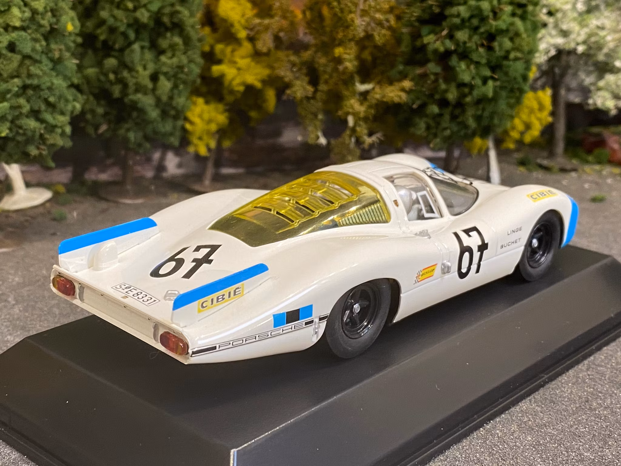 Skala 1/32 An. Slotcar fr SRC: Porsche 907 L #67 24 H Le Mans 1968