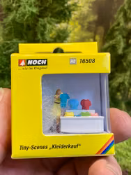 NOCH 16508 Skala H0, Tiny Scences ‘Clothes Shopping’