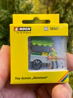 NOCH 16501 Skala H0, Tiny Scenes ‘Fruit Stall’  