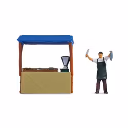 NOCH 16503 Skala H0, Tiny Scenes ‘Fish Stall’