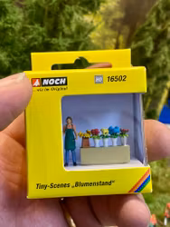 NOCH 16502 Skala H0, Tiny Scenes ‘Flower Stall’