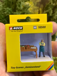 NOCH 16500 Skala H0, Tiny-Scenes ‘Vegetable Stall’