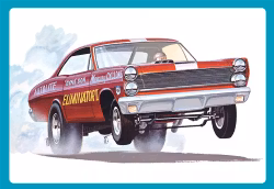 Skala 1/25 67' Mercury Cyclone Funny Car - Dyno's Eliminator II fr AMT