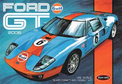 Skala 1/25 2006' Ford GT "Gulf" fr Polar Lights