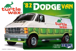 Skala 1/25 82' Dodge Van "Turtle Wax" fr MPC