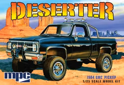 Skala 1/25 1984 GMC Pick up/Camion, Deserter, Black fr MPC