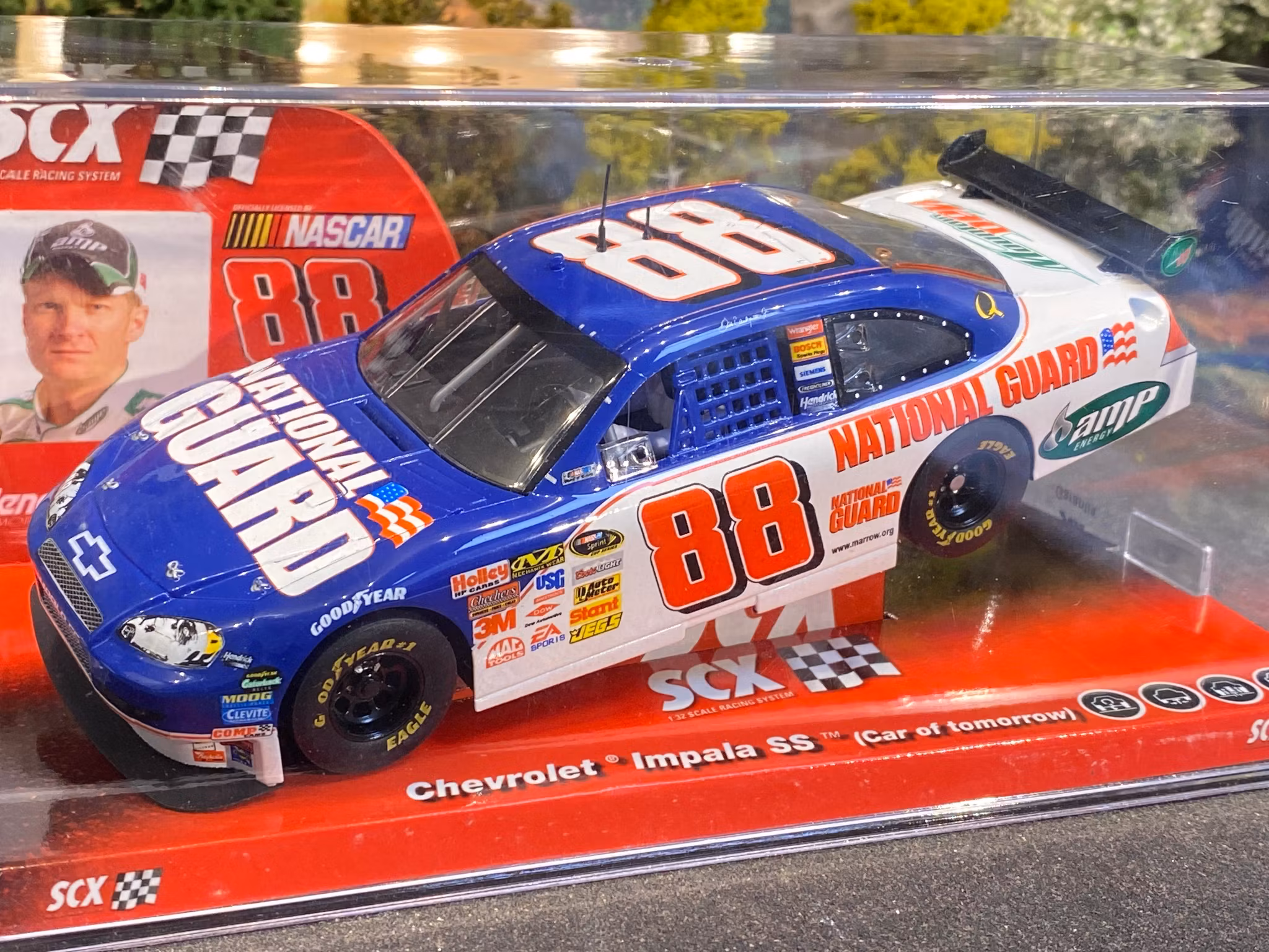 Skala 1/32 An. Slot Car fr SCX: Chevrolet Impala SS - NASCAR #88 - Dale Earnhardt