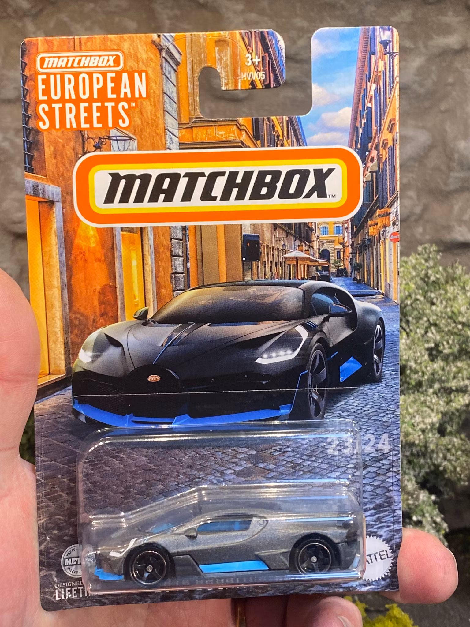 Skala 1/64 Matchbox, European Streets: Bugatti Divo 2018'