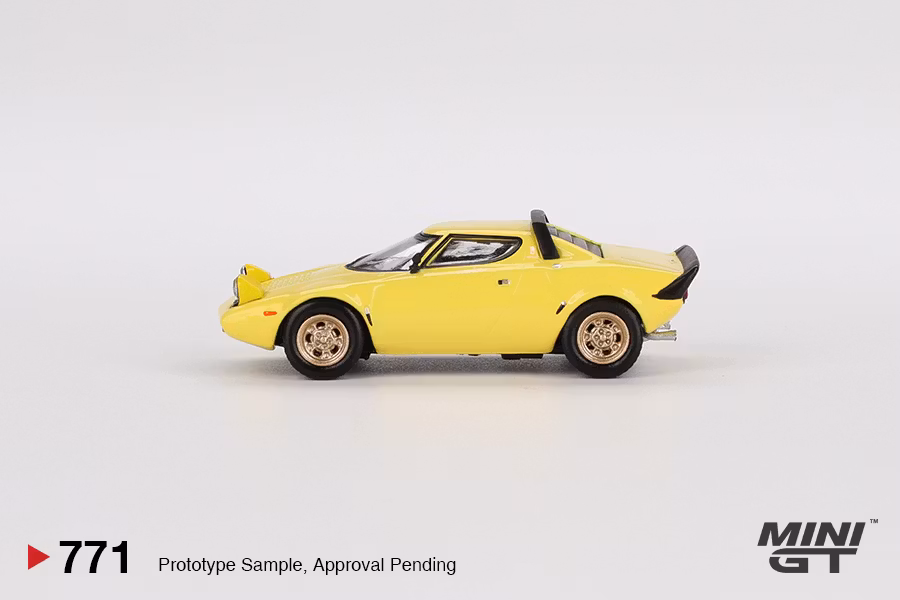 Skala 1/64 Lancia Stratos HF Stradale Azzuro Chiaro fr MINI GT (771)