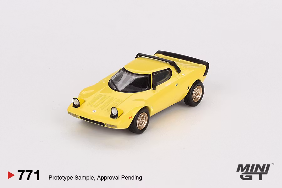 Skala 1/64 Lancia Stratos HF Stradale Azzuro Chiaro fr MINI GT (771)