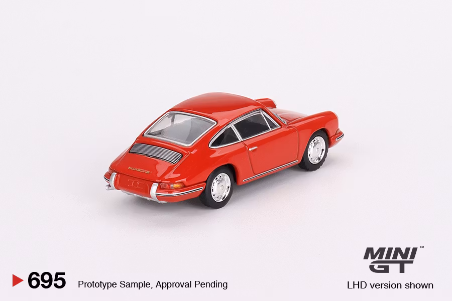 Skala 1/64 Porsche 901 1963 Signal Red fr MINI GT (695)