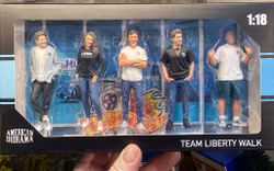 Skala 1/18 Team Liberty Walk, 5-pack fr American Diorama