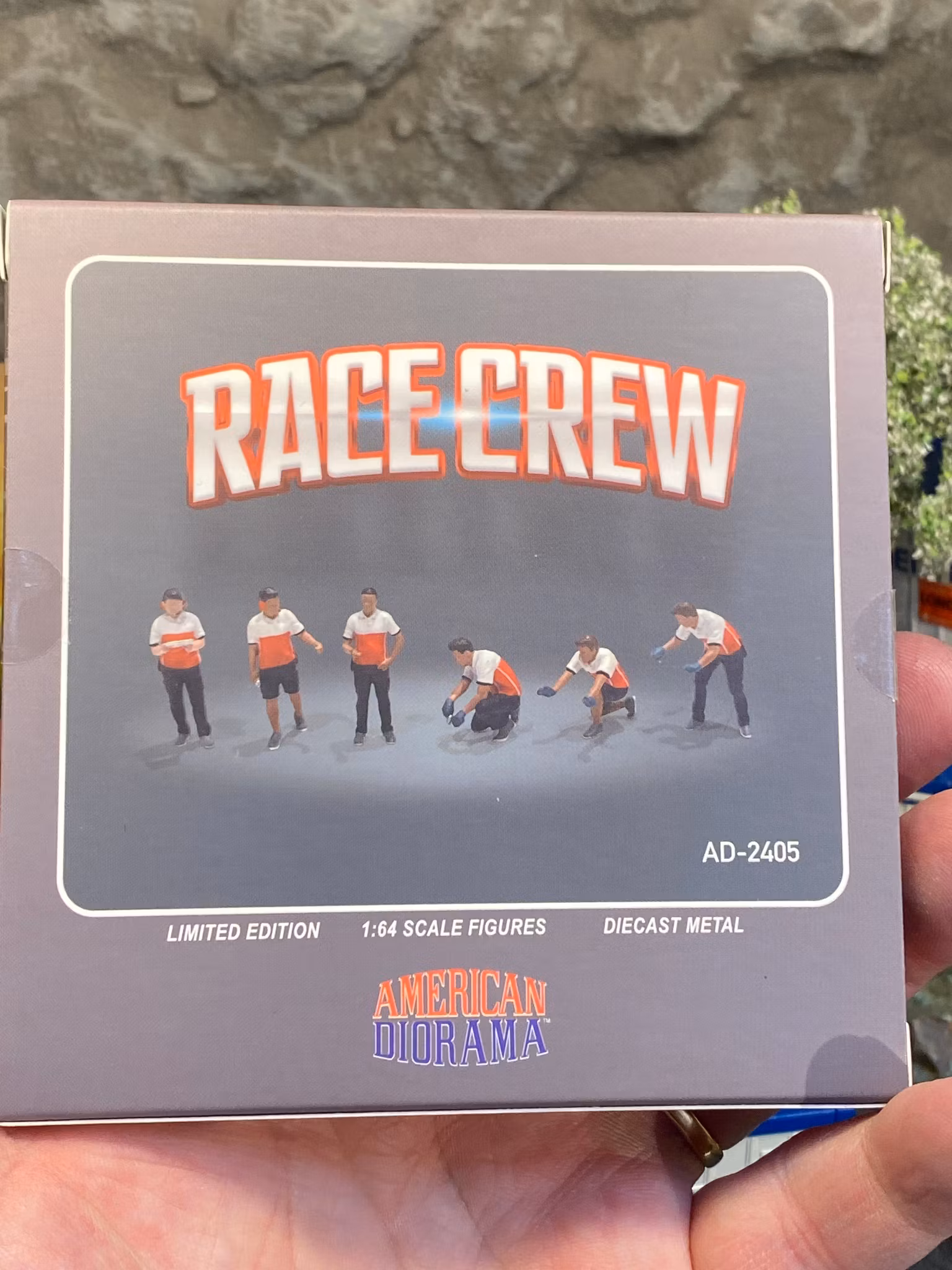 Skala 1/64 - 6 Figures "Race Crew" fr American Diorama