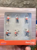Skala 1/64 - 6 Figures "Race Crew" fr American Diorama