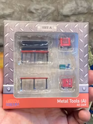 Skala 1/64 "Metal Tools (A)" fr American Diorama