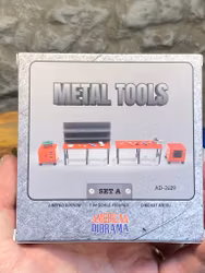 Skala 1/64 "Metal Tools (A)" fr American Diorama