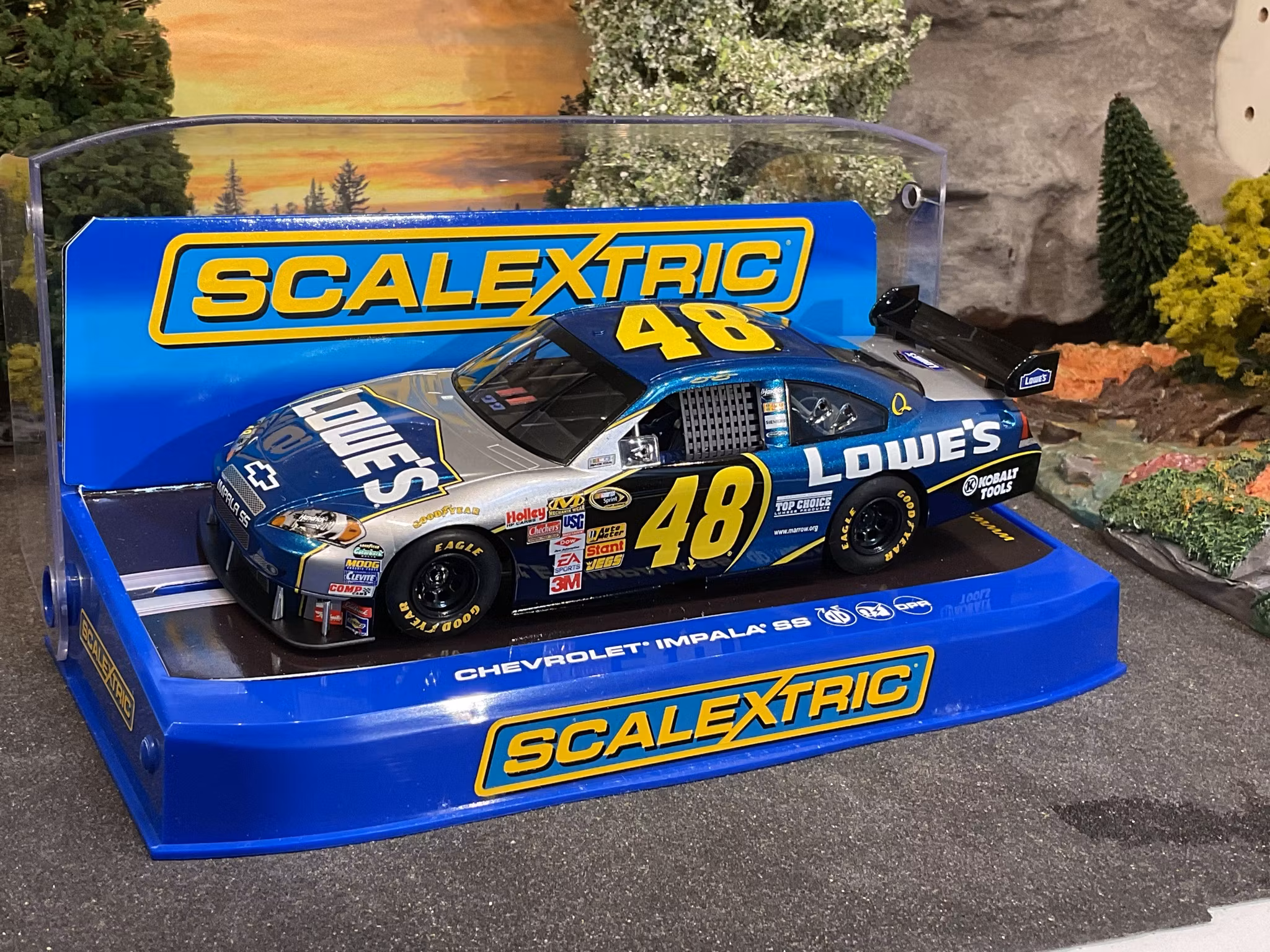 Skala 1/32 An. Slot Car fr Scalextric: NASCAR Chevrolet Impala SS #48 - Jimmie Johnson
