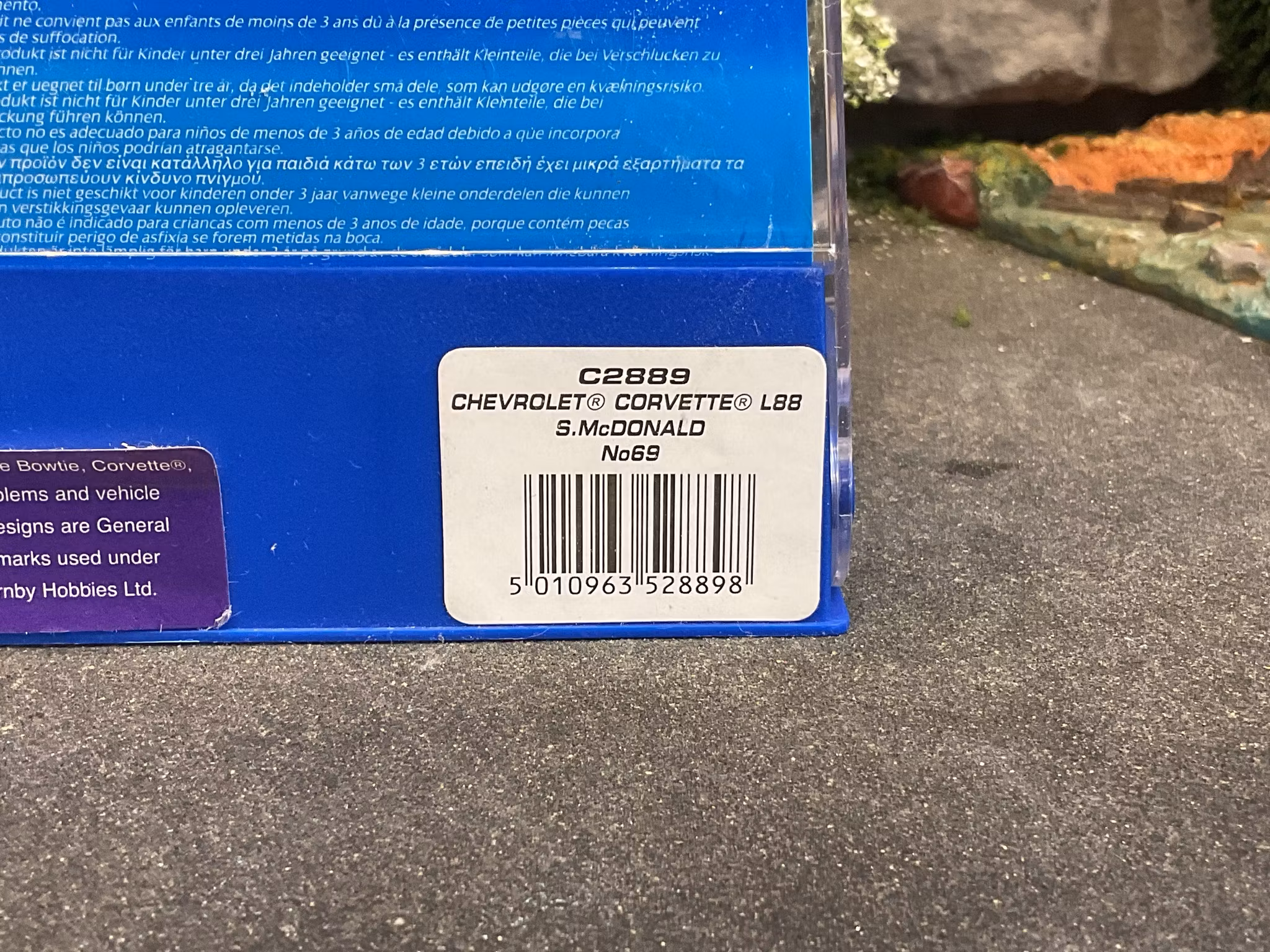 Skala 1/32 Analog Slotcar - Chevrolet Corvette LBB S McDonald fr Scalextric