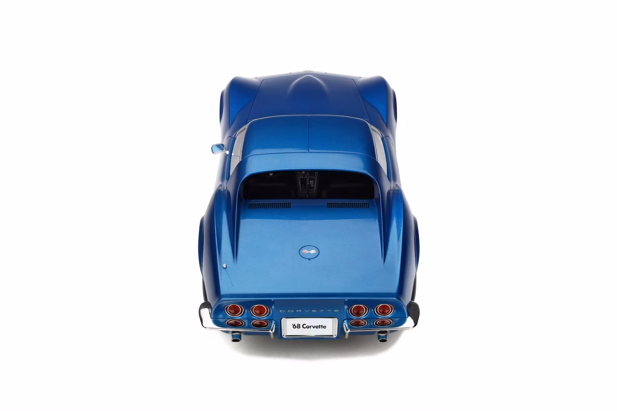 Skala 1/12 Chevrolet Corvette C3 1968', Blue fr GT-Spirit (GT255)