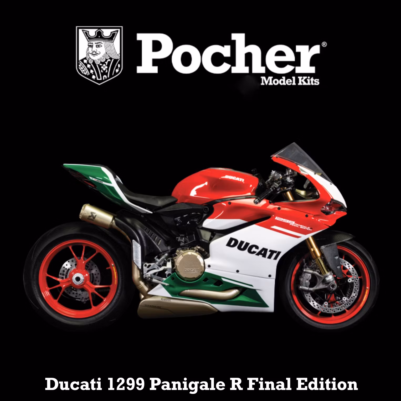 Scale 1/4 Ducati 1299 Panigale R Final Edition - Building set fr POCHER