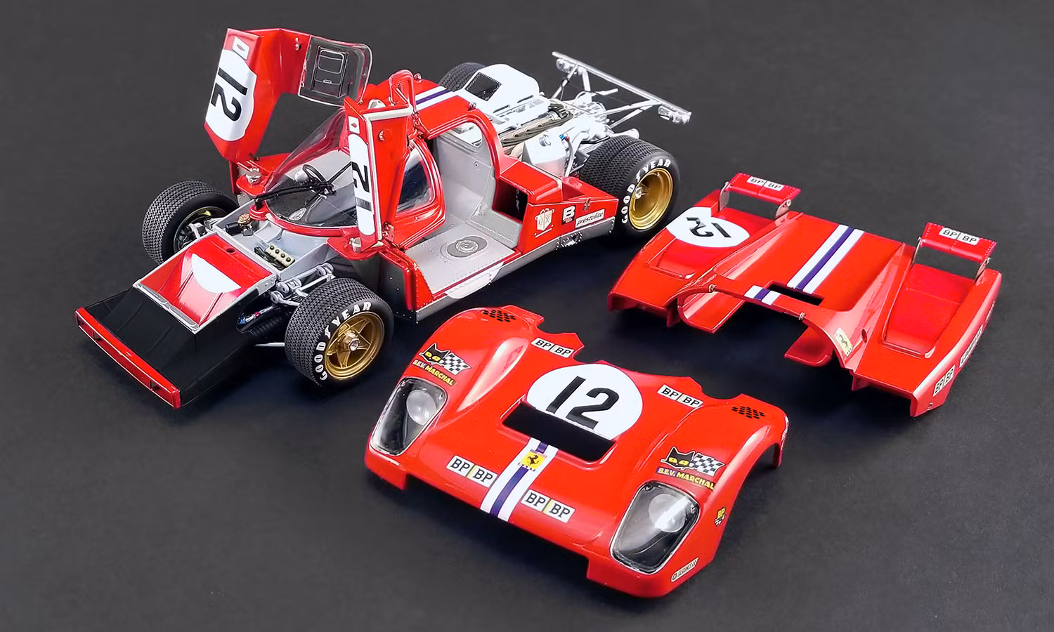 Skala 1/18 Ferrari 512M #12 "Le Mans" fr Masterpiece Collection