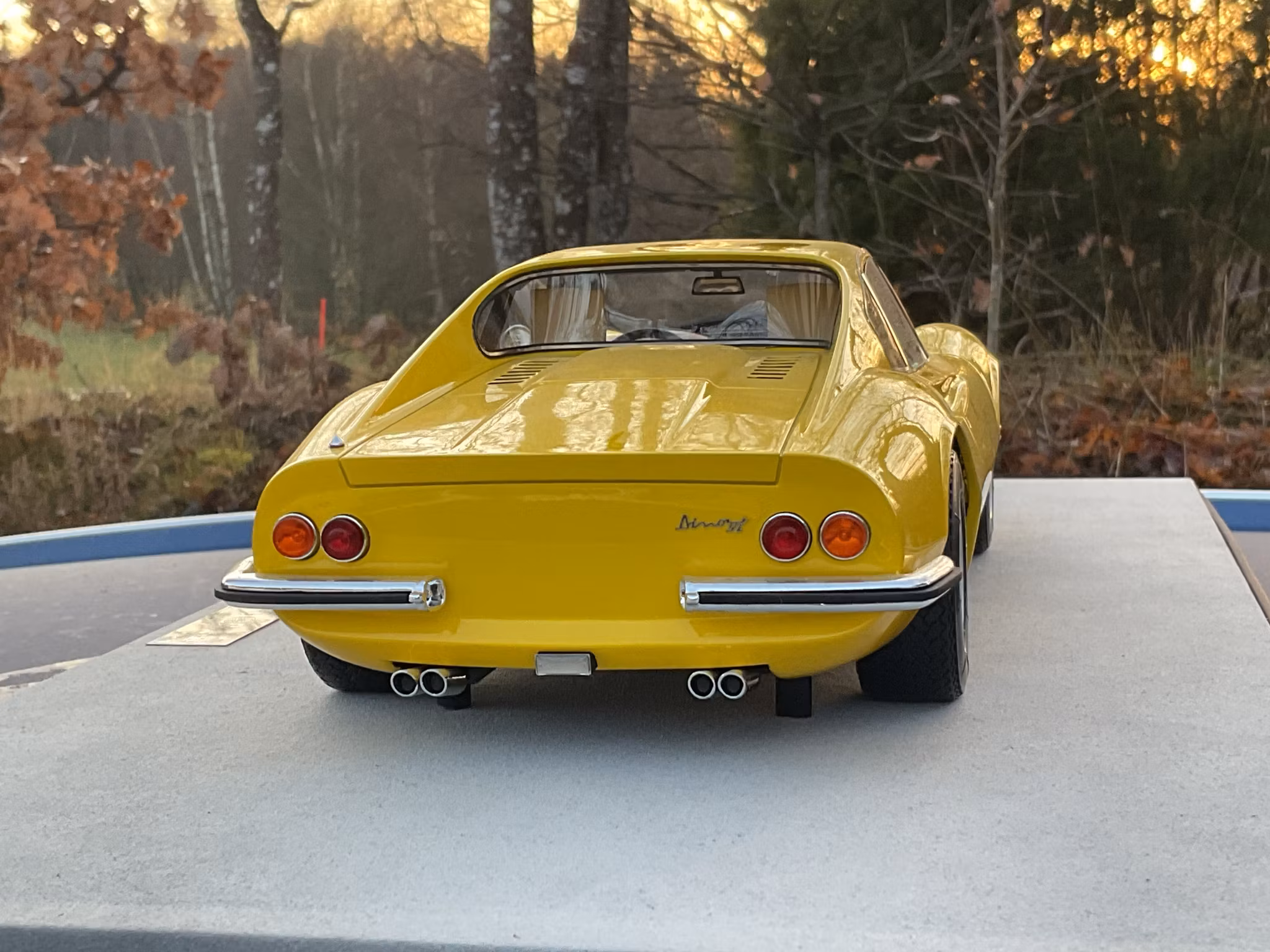 Skala 1/12 Ferrari Dino 246 GT, Yellow fr TOP Marques, 250 pcs ww