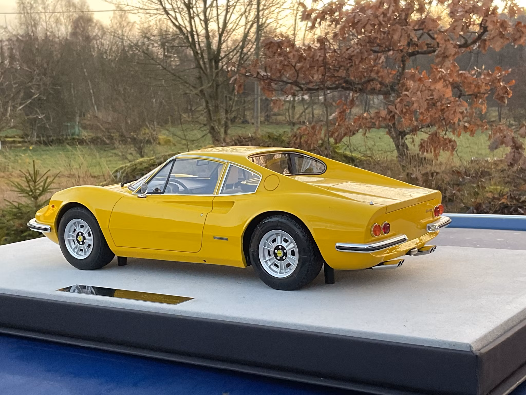 Skala 1/12 Ferrari Dino 246 GT, Yellow fr TOP Marques, 250 pcs ww