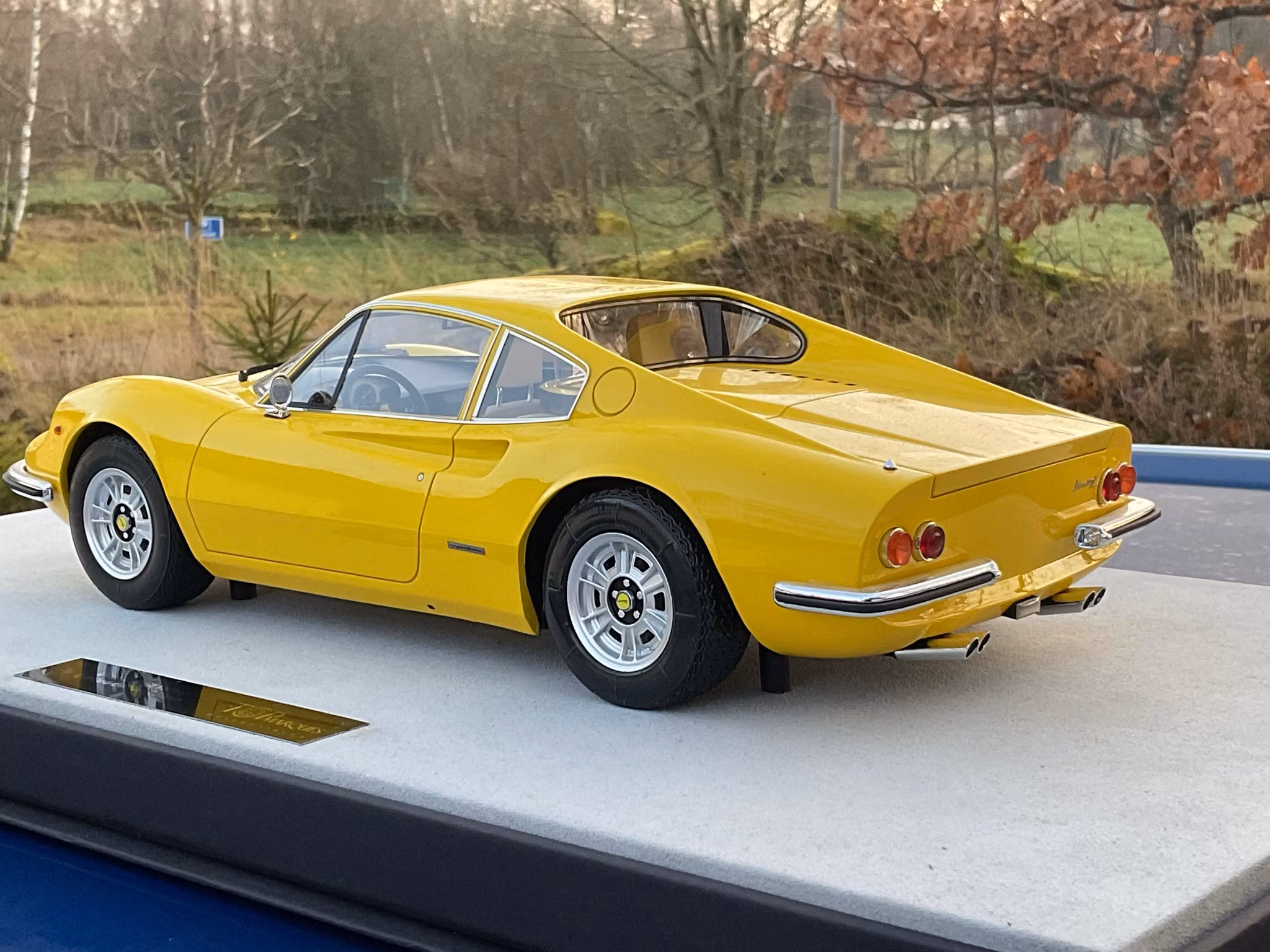 Skala 1/12 Ferrari Dino 246 GT, Yellow fr TOP Marques, 250 pcs ww