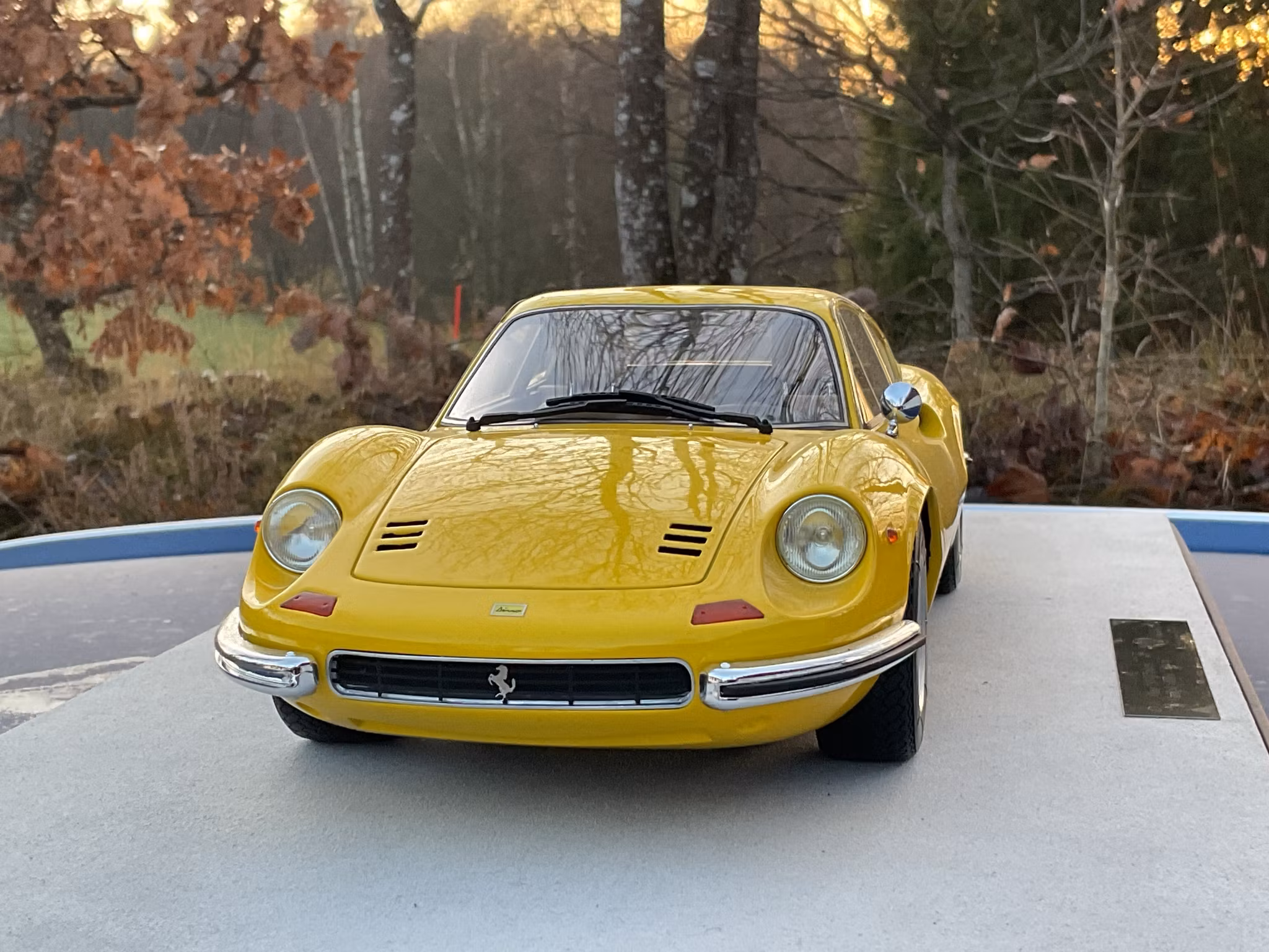 Skala 1/12 Ferrari Dino 246 GT, Yellow fr TOP Marques, 250 pcs ww