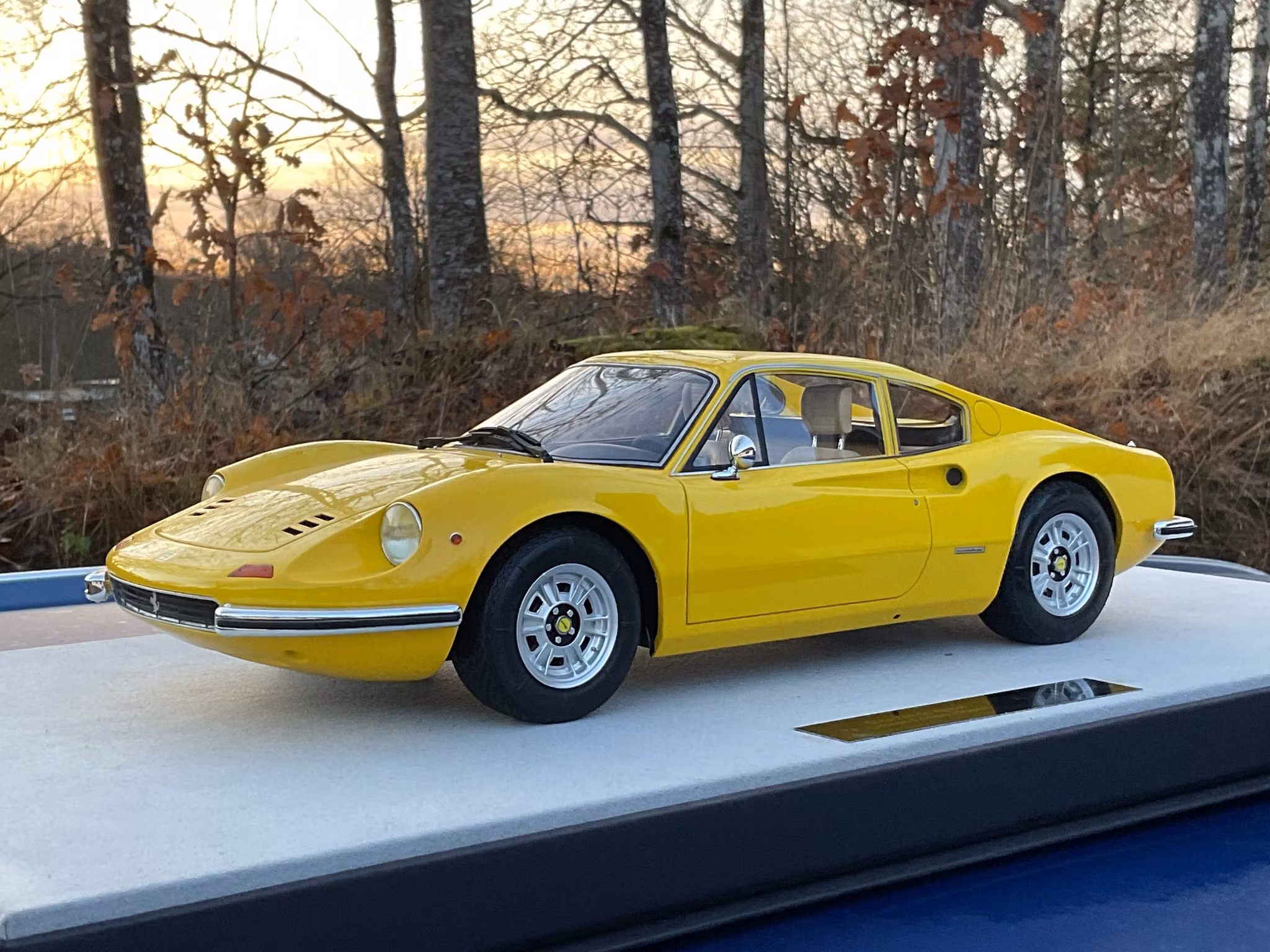 Skala 1/12 Ferrari Dino 246 GT, Yellow fr TOP Marques, 250 pcs ww