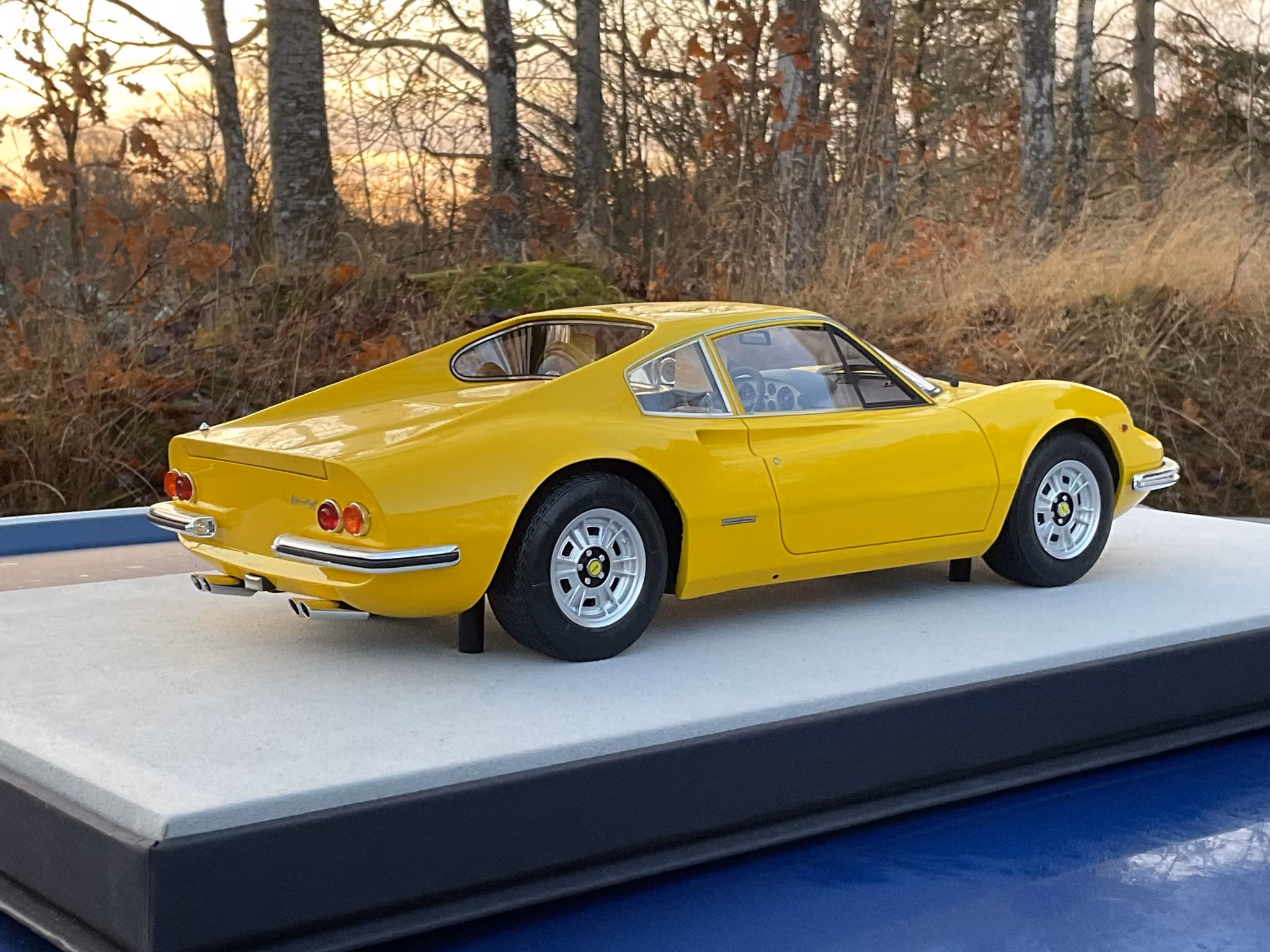 Skala 1/12 Ferrari Dino 246 GT, Yellow fr TOP Marques, 250 pcs ww