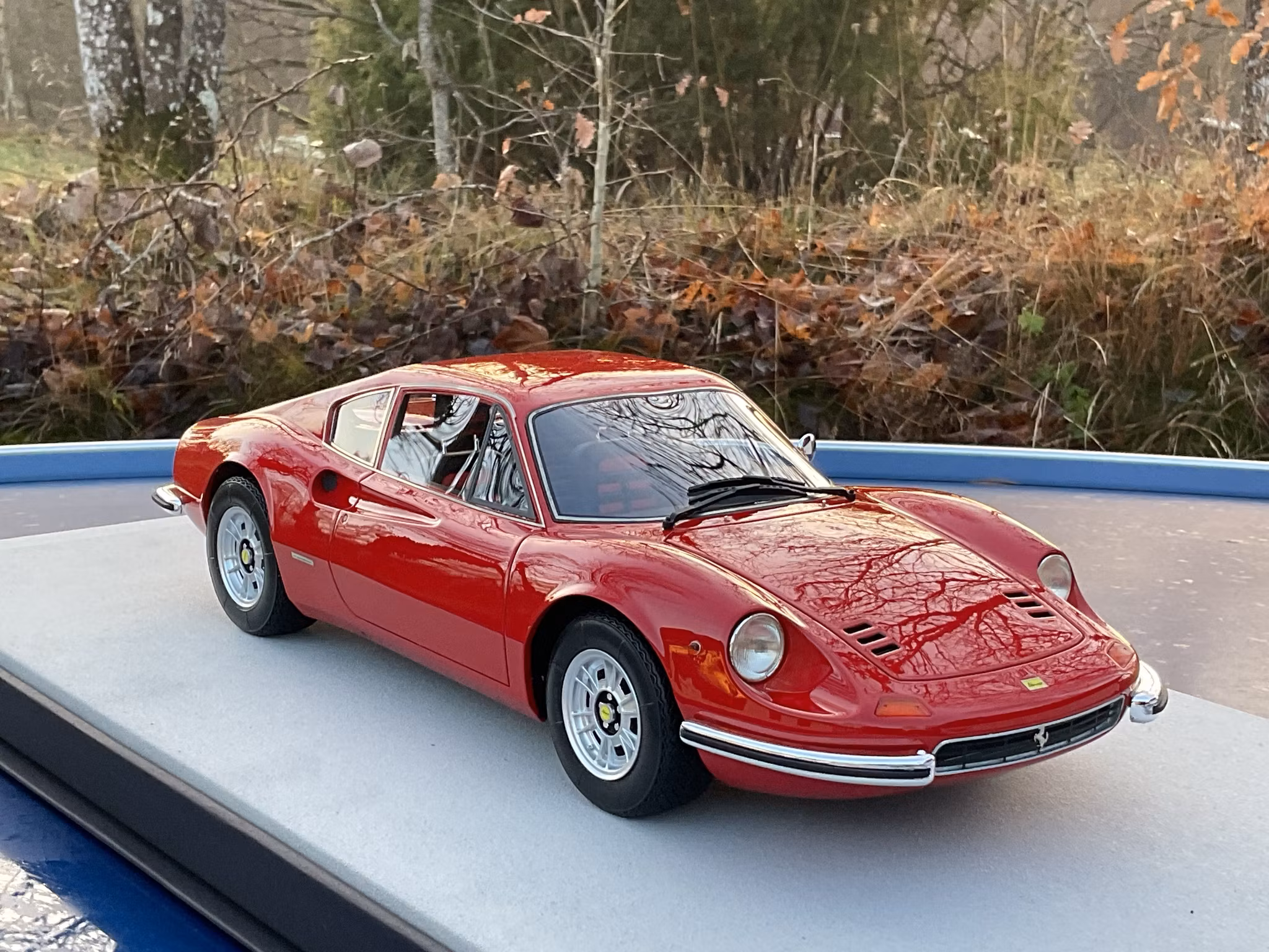 Skala 1/12 Ferrari Dino 246 GT, Red fr TOP Marques, 250 pcs ww