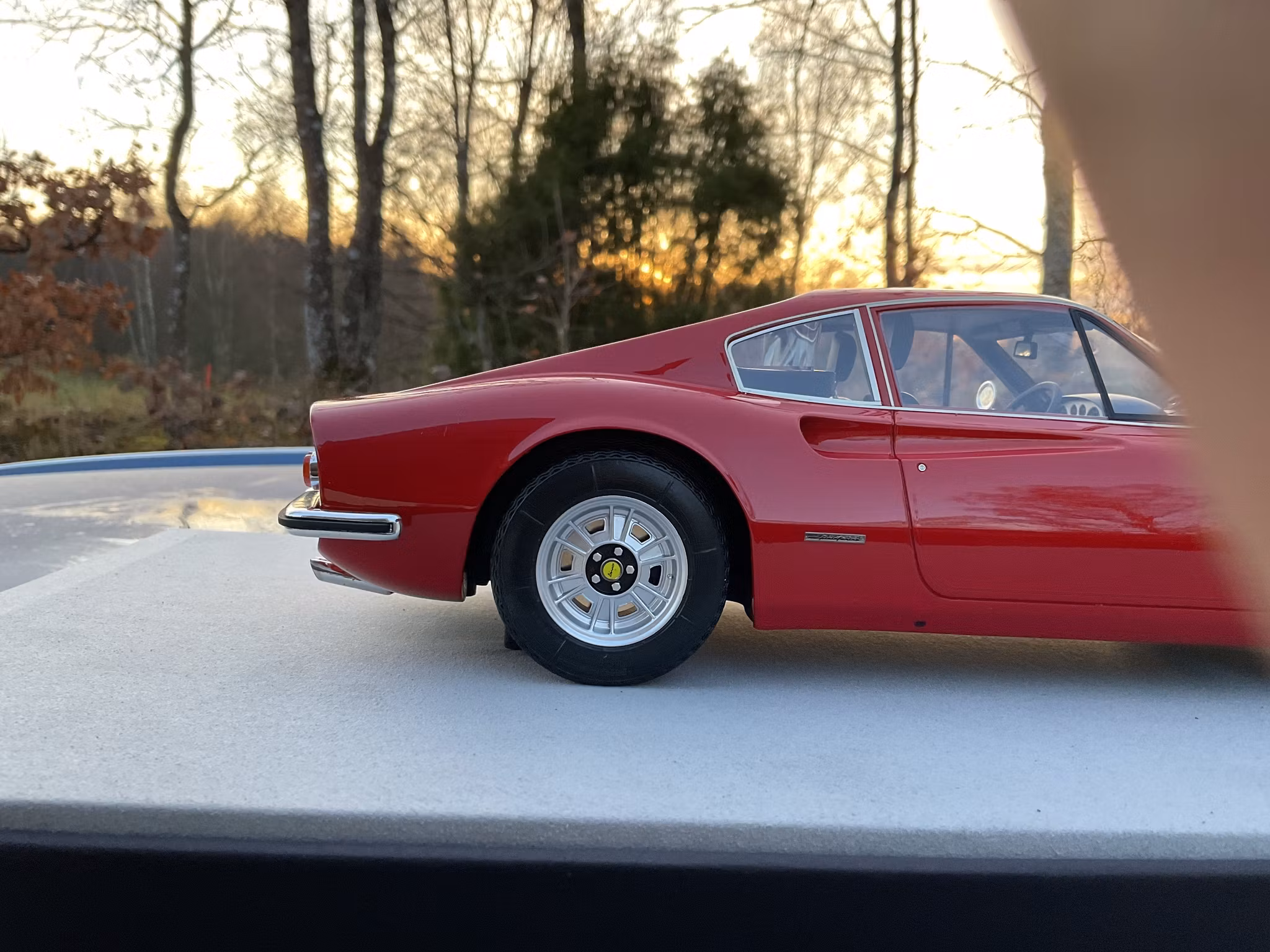 Skala 1/12 Ferrari Dino 246 GT, Red fr TOP Marques, 250 pcs ww