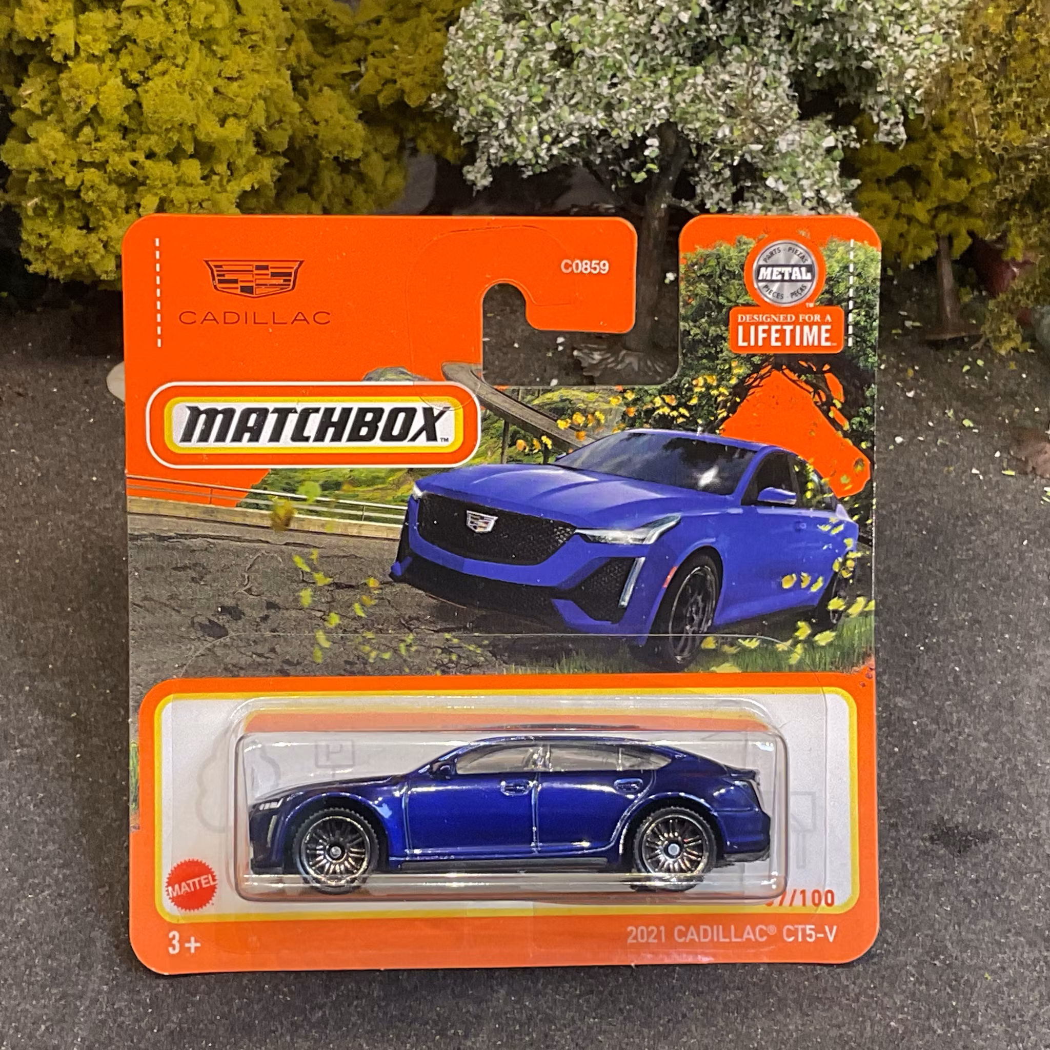 Skala 1/64 MATCHBOX "Lifetime" - Cadillac CT5-V 2021, Blue