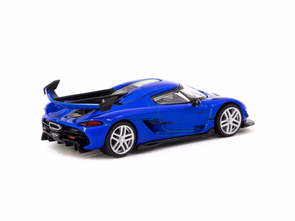 Skala 1/64 Koenigsegg Jesko Attack, Blue fr Tarmac Works - GLOBAL64
