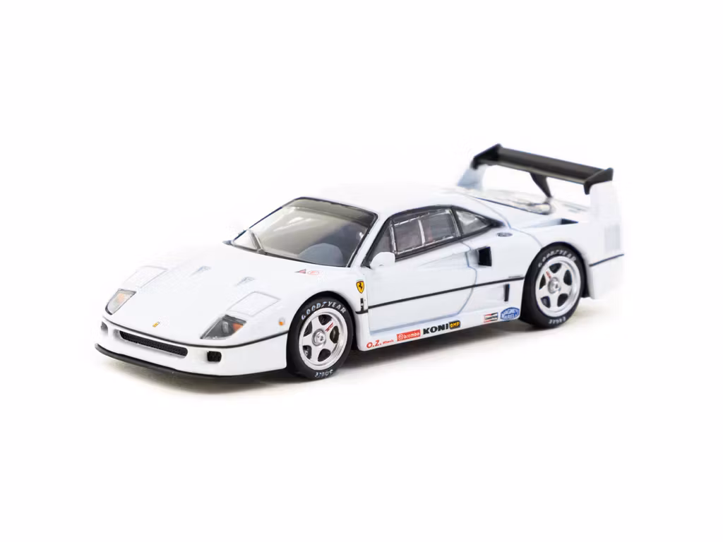 Skala 1/64 Ferrari F40, White fr Tarmac Works -  ROAD64