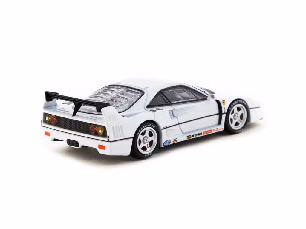Skala 1/64 Ferrari F40, White fr Tarmac Works -  ROAD64