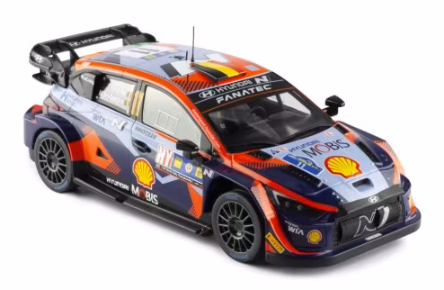 Scale 1/18 HYUNDAI i20 N Rally1 #11 T.Neuville - M.Wydaeghe Winner Central European Rally 2023 fr IXO Models
