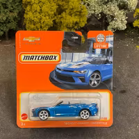 Skala 1/64 MATCHBOX "Lifetime" -  16' Chevy Camaro Convertible, blue