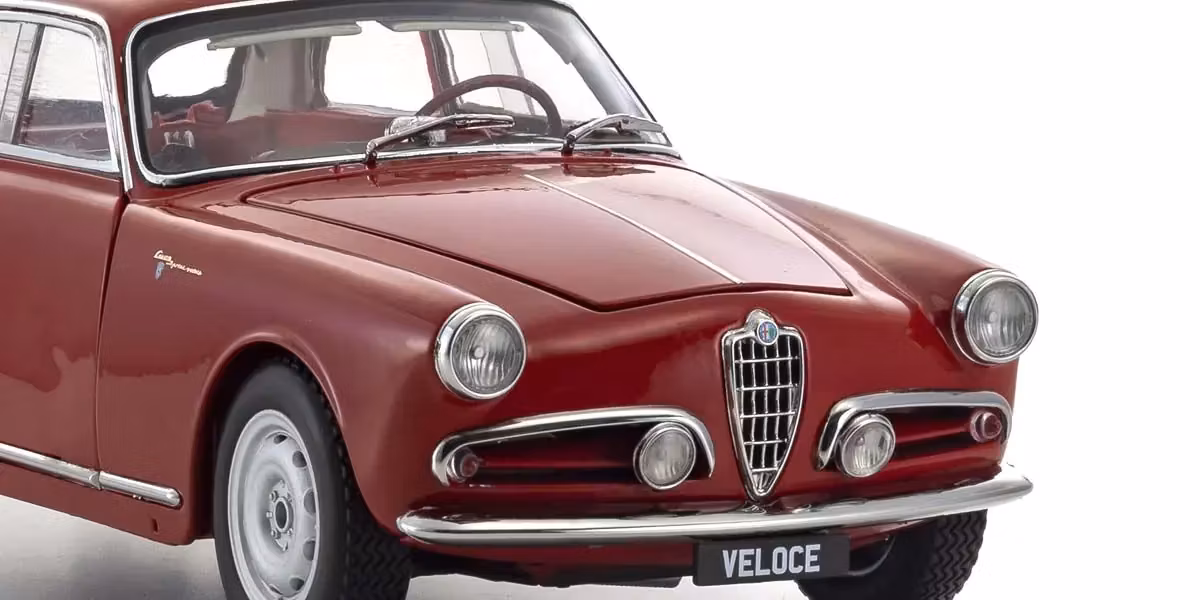 Skala 1/18 Alfa Romeo Giulietta Sprint Veloce Red (KS08957VR) fr Kyosho