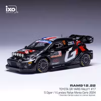 Skala 1/43 Toyota GR Yaris Rally1 Hybrid #17 Monte Carlo 2023 fr IXO Models (RAM912.22)