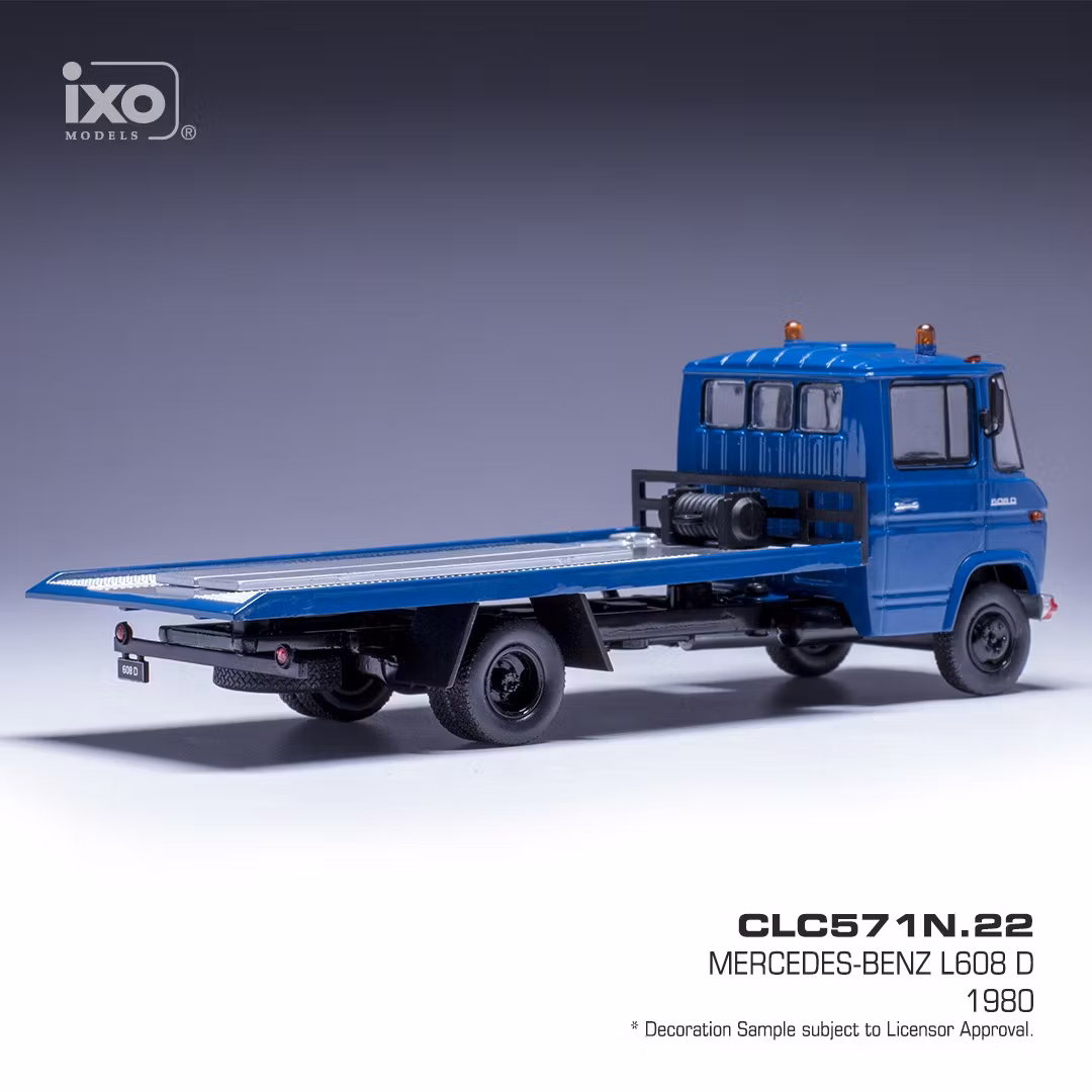 Skala 1/43 Mercedes-Benz L608 D 1980' fr IXO models (RAM912.22)