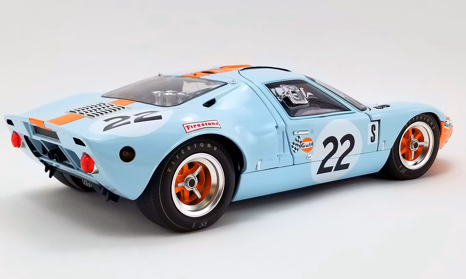 Skala 1/12 #22 1969 Ford GT40 MKI - 1969 Sebring 12 Hours Champion fr Acme Masterpiece Collection