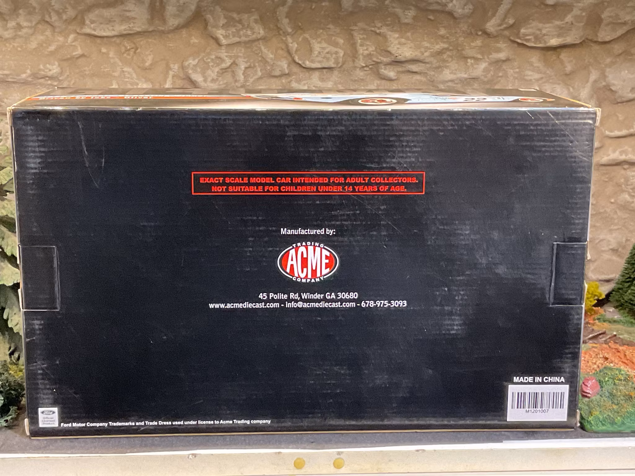 Skala 1/12 #22 1969 Ford GT40 MKI - 1969 Sebring 12 Hours Champion fr Acme Masterpiece Collection