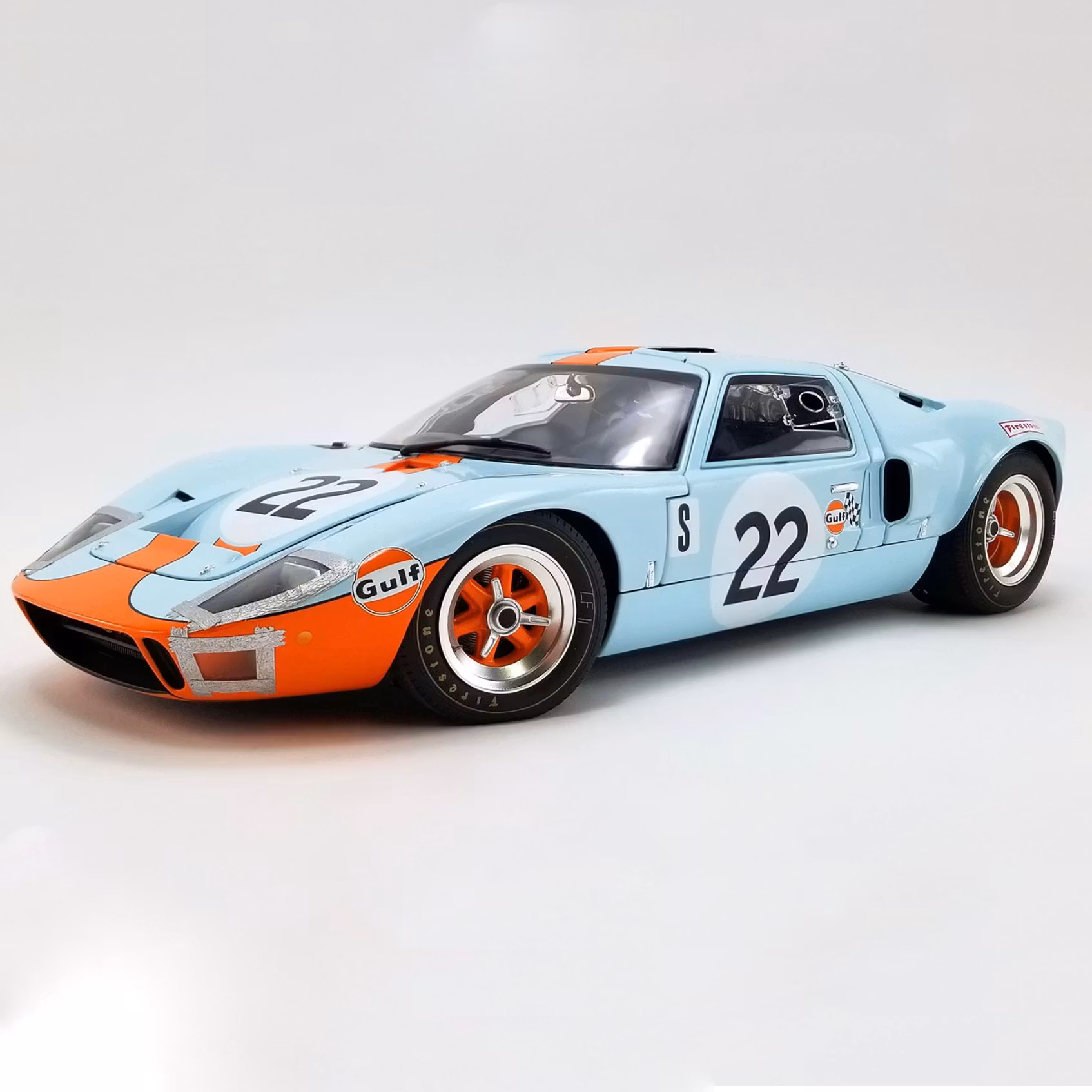 Skala 1/12 #22 1969 Ford GT40 MKI - 1969 Sebring 12 Hours Champion fr Acme Masterpiece Collection