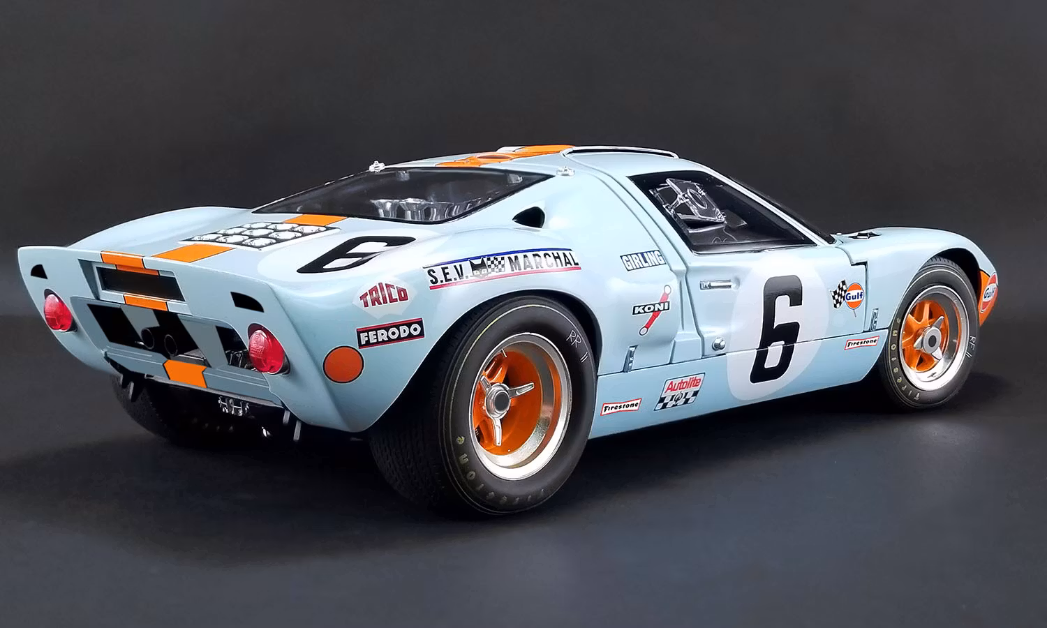 Skala 1/12 #6 1969 Ford GT40 MKI - 1969 Le Mans Champion fr Acme Masterpiece Collection